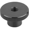 Kipp Knurled nuts high style steel and stainless steel, DIN 466 K0143.08